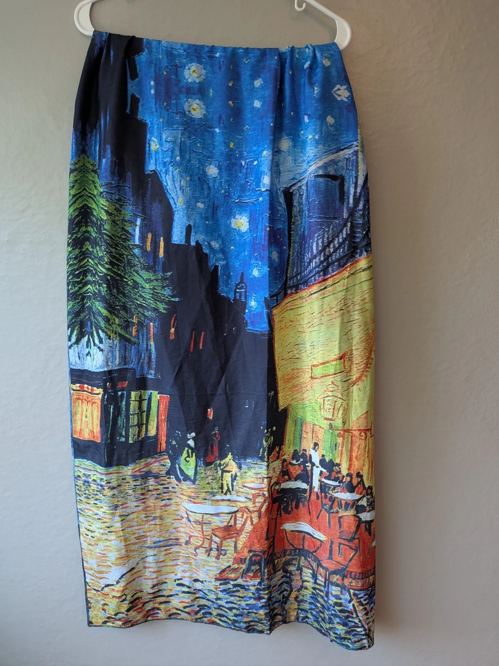 Van Gogh Cafe Terrace Silk Scarf